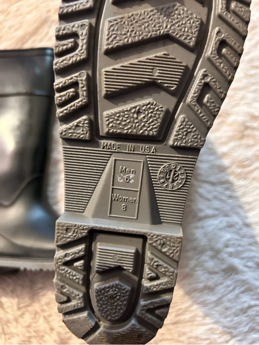 Dunlop Black Waterproof Steel Toe Work Boots - Picture 3 of 4